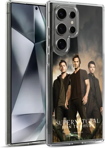 Miniatura 75 de Head Case Designs Supernatural Sam, Dean & Castiel Key Art - Funda de gel con licencia oficial [protección de grado militar] compatible con Google