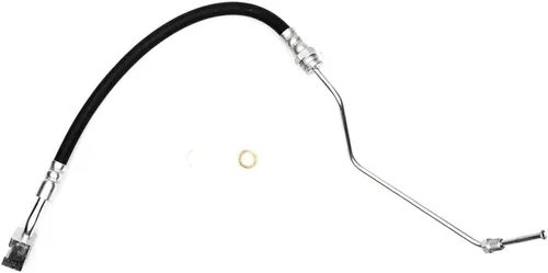 Dynamic Friction Company Manguera de línea de freno delantera inferior izquierda 350-54258 para Ford Bronco 1978-1979, Ford F-150 1978-1979