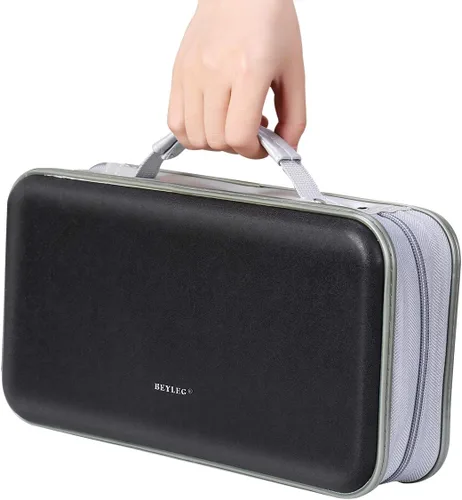 Miniatura 3 de Billetera para CD y DVD, capacidad de 96 unidades, resistente, resistente, almacenamiento de DVD, carcasa dura, soporte para disco de CD, funda