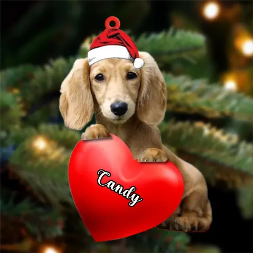 Miniatura 43 de Adornos de Navidad personalizados para perros, nombre personalizado, adorno de Malamute de Alaska, adornos acrílicos, regalos de Navidad, amantes