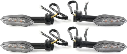 Miniatura 6 de 2 pares de luces direccionales traseras, indicadores de señal de giro de motocicleta, 12 V, repuesto para Yamaha FZ 16 250 FZS 150 FZ1 FZ8 Tenere