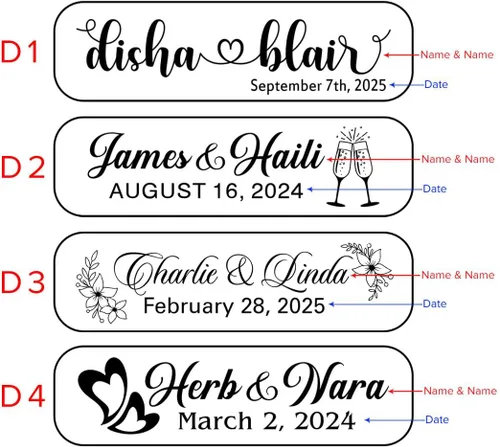Miniatura 3 de Abrebotellas personalizados, nombres de pareja personalizados de madera y abridores de fecha para regalo de boda, regalos ideales para boda