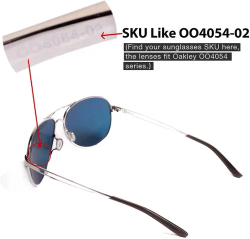 Miniatura 3 de Walleva - Lentes de repuesto para gafas de sol Oakley Caveat (6 opciones)