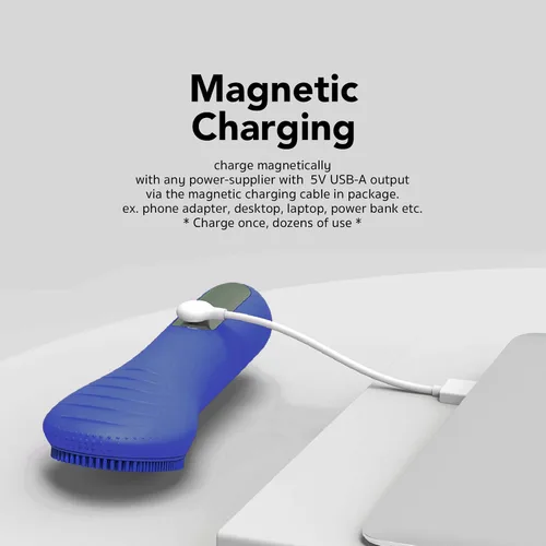 Miniatura 7 de NågraCoola CLIE Cepillo de Limpieza Facial, Impermeable y Recargable Cepillo Exfoliante Facial para Hombres y Mujeres, Limpieza, Exfoliación y Azul