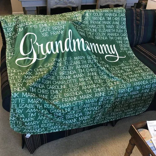 Miniatura 17 de Manta personalizada con nombre para bebés y adultos, manta personalizada con nombre para el día de la madre, el mejor regalo para mamá, papá, Abuela