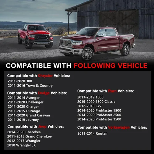 Miniatura 2 de VS50805R - Junta de tapa de válvula de motor con 12 sellos de tubo de bujía compatible con Dodge Chrysler Jeep Ram Vehicle 2011-2020 Durango 300