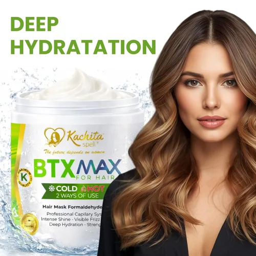 Miniatura 7 de Kachita Spell BTXMAX - Mascarilla para cabello seco y dañado, tratamiento de queratina y aceite de argán para hidratación, control