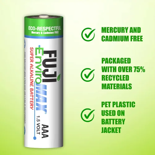 Miniatura 2 de Fuji Batteries 4400BP2 EnviroMax AAA Super Alcalinas Baterías (paquete de 2), 1 ea