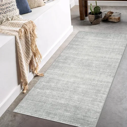 Miniatura 42 de Art&Tuft Alfombra de Pasillo 2x10 - Alfombras de Pasillo Lavables, Alfombra de Pasillo Antideslizante para Pasillo, Textura de Rayas de Pelo Alto