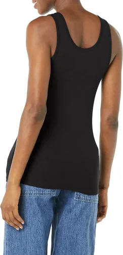 Miniatura 4 de Tienda Essentials - Camiseta ajustada sin mangas para mujer, paquete de 2