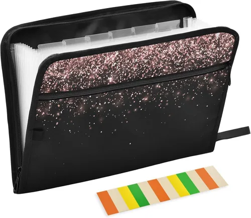 Miniatura 8 de Gredecor 13 Pockets File Folder Organizer A4/Letter Water Resistant Document Bag with Zipper Filing Folder Expanding File Pouch Storage for School