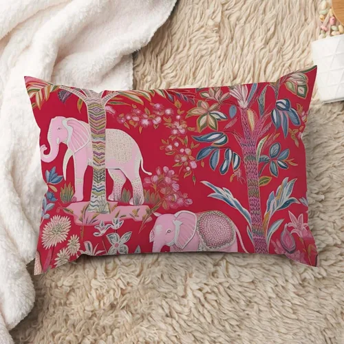 Miniatura 46 de ArogGeld Funda de cojín lumbar asiática de estilo chinoiserie, de lino marrón, pájaro y flor, funda de almohada asiática para sala de estar, A-6