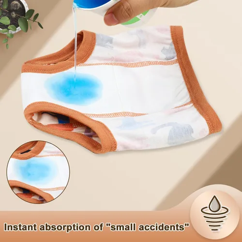 Miniatura 2 de MooMoo Baby Training Underwear for Boys and Girls Absorbent Toddler Training Pants for Girs 2T-7T