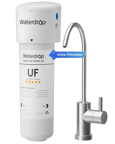 Miniatura 12 de Waterdrop BFU1 Filtro de agua para baño, para el cuidado facial, agua suave, enriquecido con estroncio