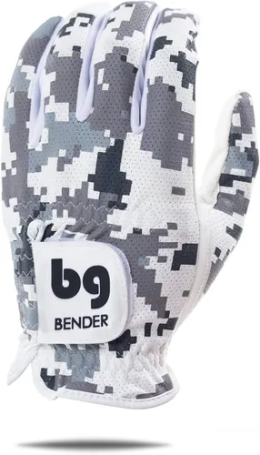 Miniatura 5 de BG Bender - Mens Golf Glove, Durable Mesh Golf Gloves, Unique Golf Gloves - Left-Hand Glove (Worn on the Left Hand/for Right-Handed Golfers)