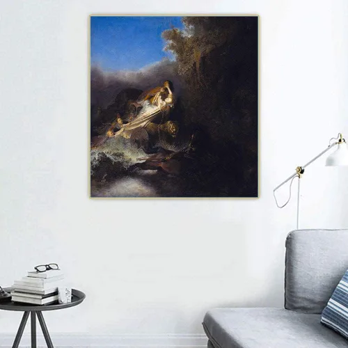 Miniatura 31 de Rembrandt - Kit de pintura de diamantes para adultos, 5D con taladro redondo completo, kit de pintura de diamantes para decoración del hogar