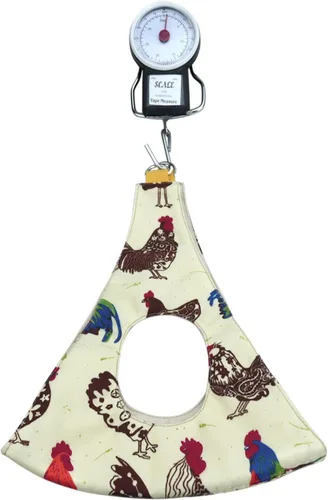 Miniatura 2 de Soporte de pollo con báscula de peso para gallos gallina polla aves de corral báscula de pesaje
