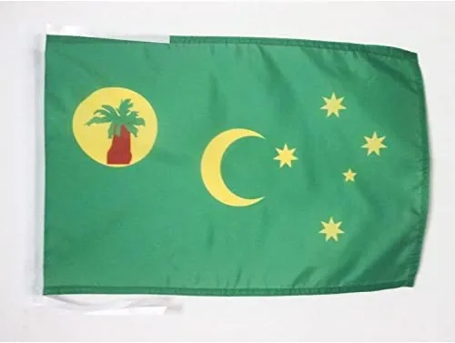 Miniatura 1218 de Bandera de México AZ FLAG, 45.7 x 30.5 cm, con cordones - Pequeñas banderas mexicanas de 30 x 45 cm - Bandera de 45.7 x 30.5 cm