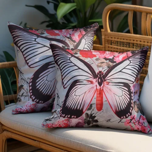 Miniatura 32 de Decozen Fundas de almohada decorativas con estampado de pájaros con diseño floral para decoración del hogar, sala de estar y dormitorio, funda