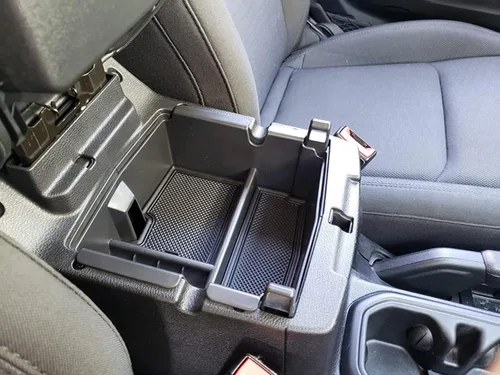 Miniatura 7 de YOCTM Organizador de consola central para Jeep Wrangler JL Gladiator JT 2018 2019 2020 2021 2022 Bandeja Insertar reposabrazos Caja de Organizador