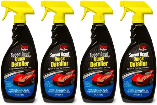 Stoner Car Care 92354-4PK Speed Bead Quick Detailer Spray – Spray de detalle rápido para polvo, manchas y contaminantes ligeros – Mejora el brillo y