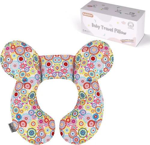 Miniatura 14 de Kakiblin - Almohada de cuello para bebé, almohada de apoyo para bebé mejorada, almohada para la cabeza del bebé, almohada de apoyo para el cuello