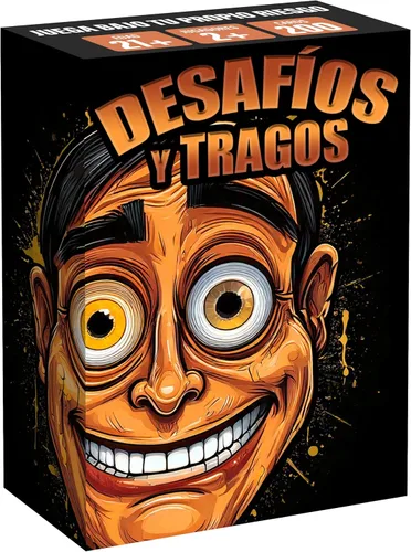 Desafíos y Tragos – Juego de cartas para adultos | Juegos de mesa en español con Alcohol | Juego de beber para Fiestas, Bachelorette, parejas,