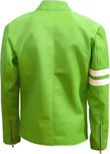Miniatura 6 de Chaqueta de piel sintética o sintética para hombre tallas XXS-3XL forro polar verde con licencia oficial de star wars silent one crew