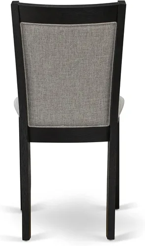 Miniatura 12 de East West Furniture DMMZ5-AB6-06 - Juego de mesa de comedor de 5 piezas para 4 personas, incluye una mesa de cocina redonda con Dropleaf y 4 sillas