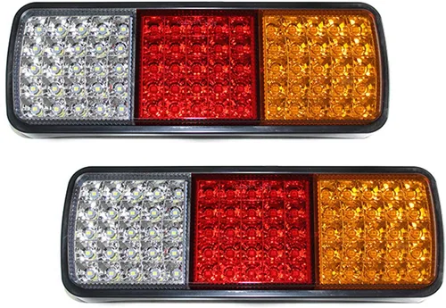 75 luces LED para remolque, señal de giro, freno de marcha atrás, luces LED para remolque, impermeables, IP68, kit de utilidad, camión, caravana,