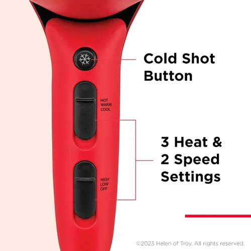 Miniatura 3 de REVLON Secador de pelo con control de flujo de aire con difusor, cabezal de secadora de 1875 W gira 90° para control total, cabezal más ancho