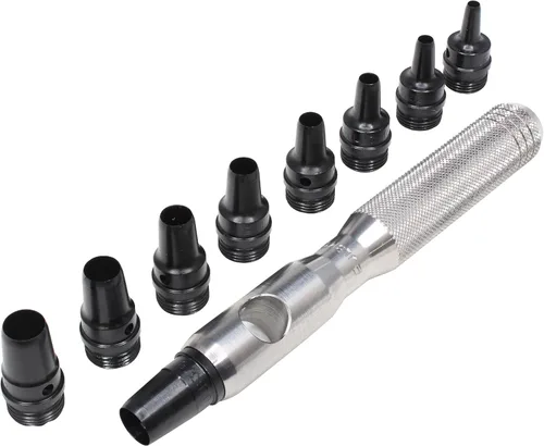 Miniatura 3 de Mayhew Tools 66012 - Punzón hueco, juego de 10 piezas, color negro