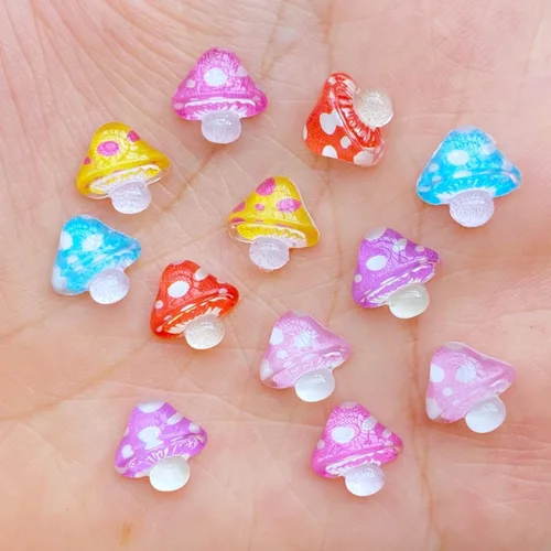 Miniatura 5 de 100 dijes de mariposa 3D Kawaii, mini diamantes de imitación para uñas, gemas de diamantes de imitación acrílicos con brillantina, accesorios