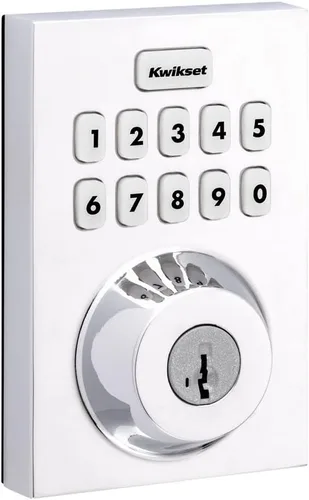 Miniatura 14 de Kwikset HomeConnect 620 Z-Wave con teclado inteligente de largo alcance, cerradura sin llave conveniente, códigos de usuario personalizables, Bronce