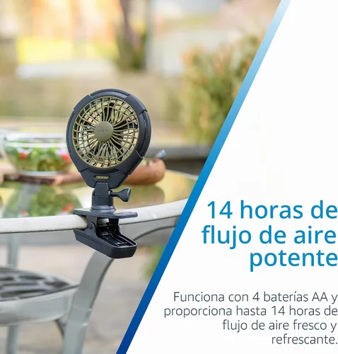 Miniatura 6 de O2COOL Ventilador portátil con baterías de 5 pulgadas
