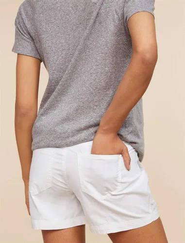 Miniatura 3 de Motherhood Maternity Pantalón corto de popelina para mujer Secret Fit