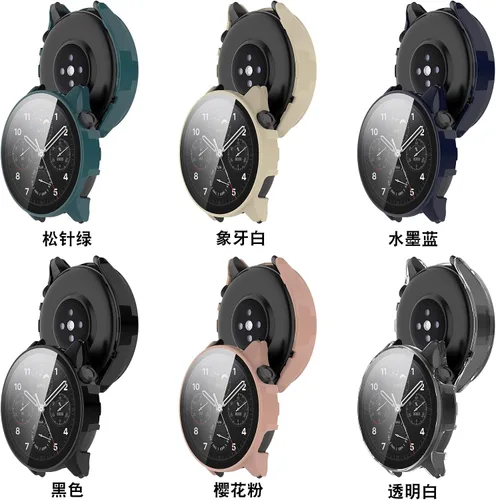 Miniatura 4 de [Paquete de 6] Senter Funda para xiaomi Watch S1 Pro Funda protectora de vidrio templado, PC duro de 360 °, antiarañazos, antipolvo, HD, funda 6