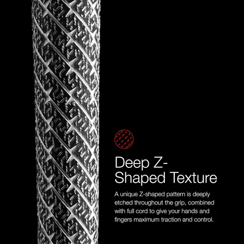 Miniatura 4 de Golf Pride ZGRIP ALIGN MAX Golf Club Grip - Firm Cord Grip with Raised Ridge Technology - All-Weather Control - Brushed Cotton Cord & Deep Z Texture