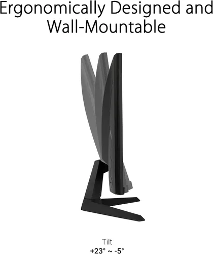 Miniatura 5 de ASUS TUF Gaming Monitor de juegos de 27 pulgadas 1080P (VG277Q1A) - Full HD, 165 Hz (soporta 144 Hz), 1 ms, Extreme Low Motion Blur, FreeSync