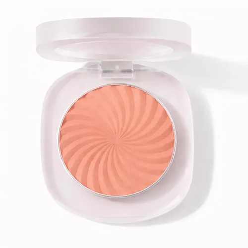 Miniatura 9 de TINTARK Rubor en polvo mate sin talco Cheeky Blush compacto, 01 MORNING ROSE, rubor prensado para mejillas, pigmento construible, mezcla suave