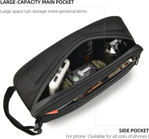 Miniatura 3 de Bolsa de Manillar de Bicicleta Profesional Impermeable Bolsa Frontal de Barra Transversal de Bicicleta Cesta de Bicicleta Bolsas de Marco