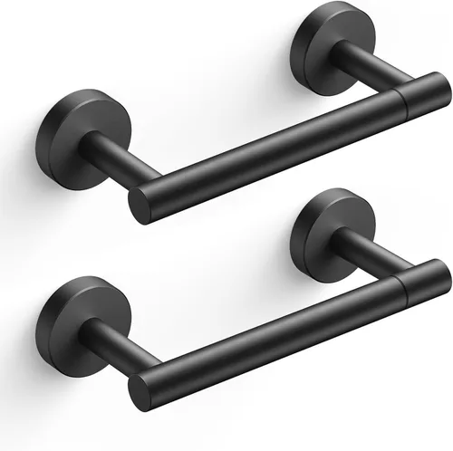 Miniatura 21 de FORIOUS Soporte de Papel Higiénico para Montaje en Pared, Soporte de Rollo de Tejido Giratorio de Doble Poste de Acero Inoxidable Resistente al