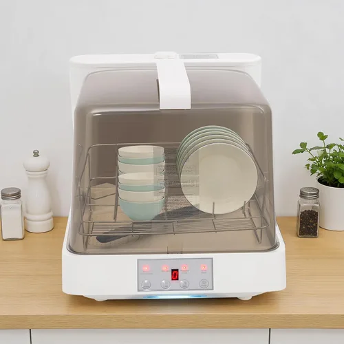 Miniatura 3 de QUEWATSA - Lavavajillas portátil, lavavajillas de encimera, lavavajillas automático con tanque de agua integrado de 5 L profundo para apartamentos