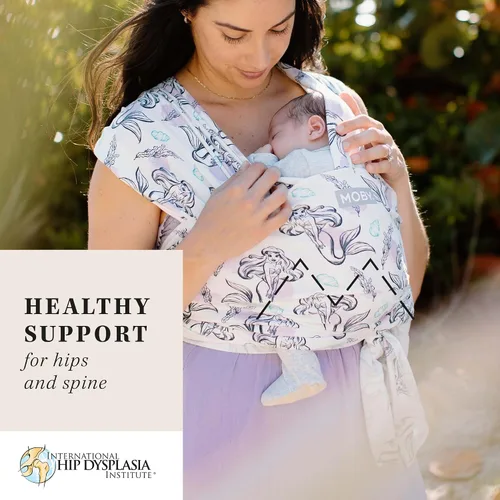 Miniatura 2 de Portabebés Moby Baby Wrap Featherknit para recién nacidos a niños pequeños (8-15kg), porta bebé tipo cabestrillo, diseño ligero y manos libres