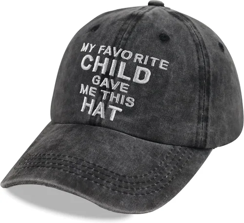 Miniatura 2 de SHANVANKE My Favorite Child Gave Me This Hat, gorra de béisbol bordada de algodón ajustable