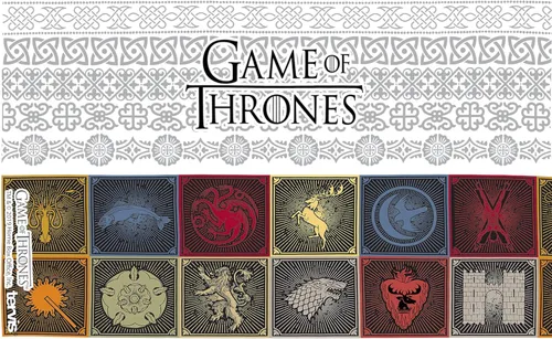 Miniatura 2 de Tervis Vaso aislado de doble pared de Game of Thrones House Sigils hecho en Estados Unidos, mantiene las bebidas frías y calientes, 16 onzas, clásico