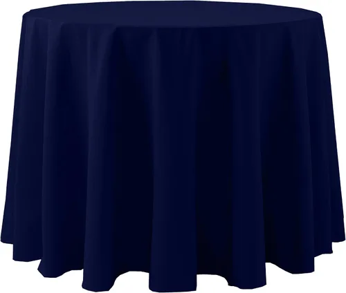 Miniatura 18 de Ultimate Textile Cotton-Feel - Mantel redondo de 90 pulgadas para comedor, color berenjena, color morado