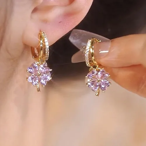 Miniatura 2 de 2 pares de aretes de aro de actividad linfática, aretes de drenaje linfático, aretes de germanio de magnetoterapia, aretes de aro grandes