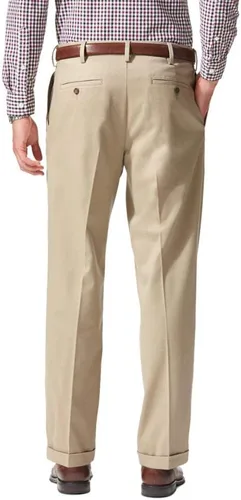 Miniatura 2 de Dockers - Pantalones para hombre, ajuste holgado, cómodos, caqui, plisados