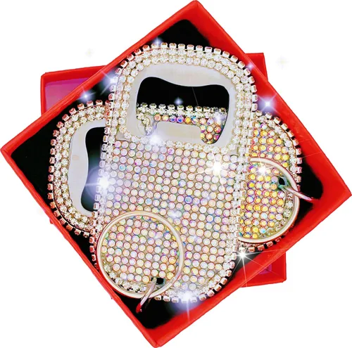 Miniatura 19 de Abrebotellas de cerveza, abridor de botellas de diamantes brillantes para cerveza, lata, soda, abrebotellas personalizado para bares, fiestas